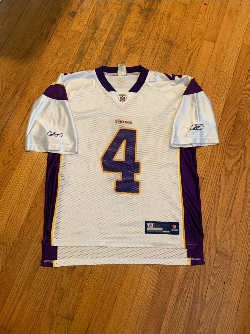 Reebok Minnesota Vikings Bret Favre NFL Jersey
